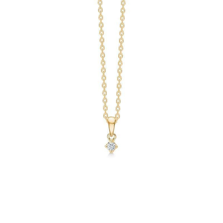 Mads Z 14 kt Crown Diamant Vedhæng 0.04 ct – 1531604