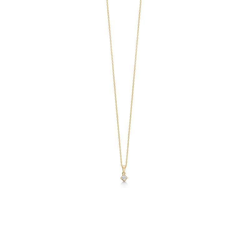 Mads Z 14 kt. Crown Diamant Vedhæng 0.09 ct. – 1531609
