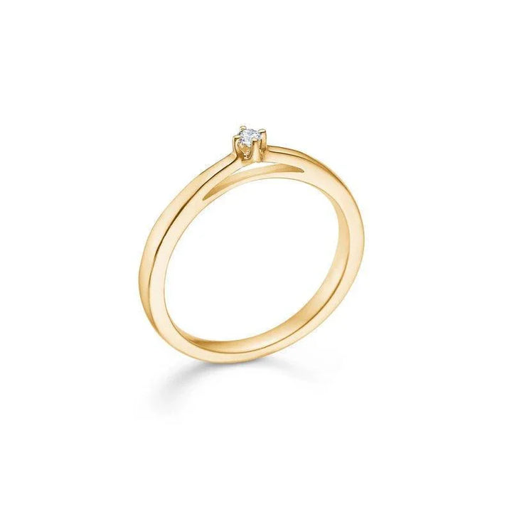 Mads Z 14 kt. Crown Ring Diamant 0.04 ct. – 1541604-001