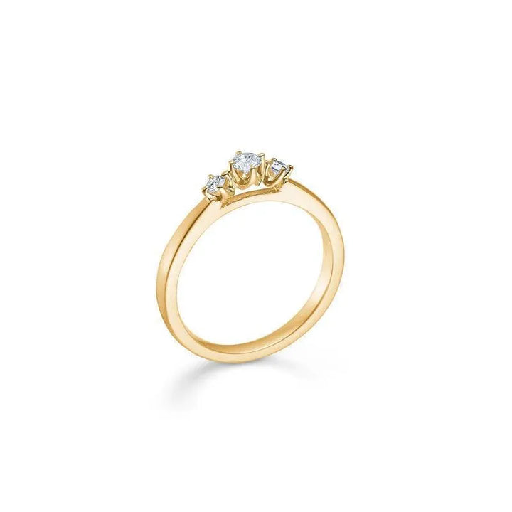 Mads Z 14 kt. Crown Trinity Diamant Ring 0.17 ct. – 1541717-001