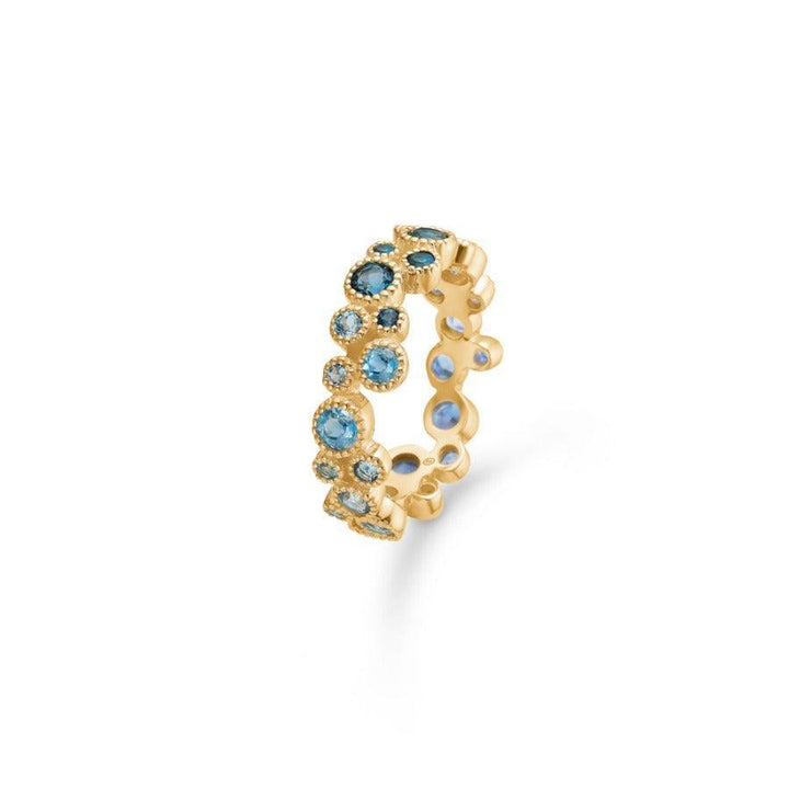 Mads Z 14 kt Luxury Rainbow Blue Ring - 1544064 – 1544064-001