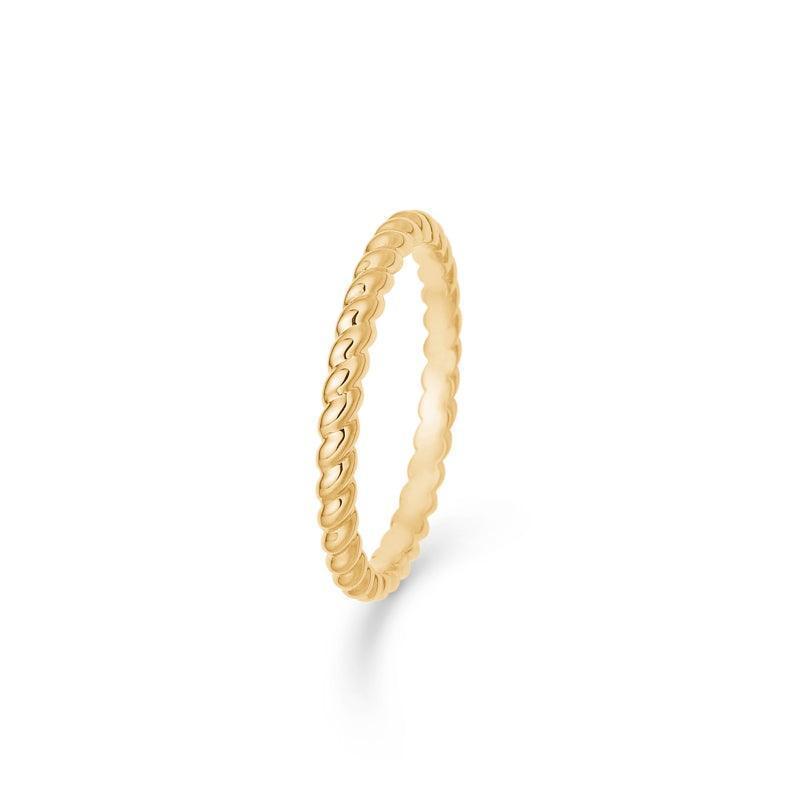 Mads Z 14 kt. Poetry Snoet Guldring – 1540044-001