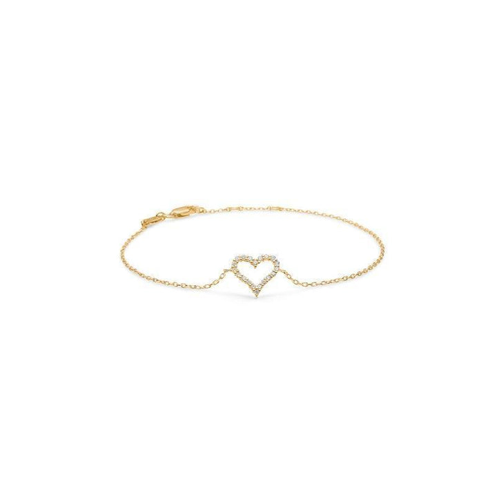 Mads Z 14 kt. Tender Heart Armbånd 0.12 ct. – 1551312