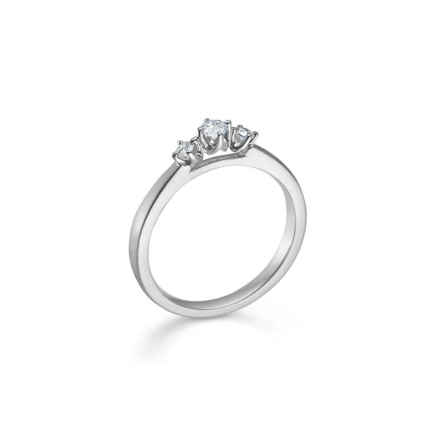 Mads Z 14kt Crown Trinity Ring 0.17 ct – 1641717-001