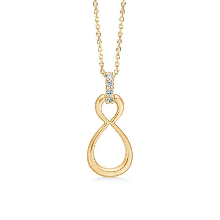 Mads Z 14kt Devotion Vedhæng 0.08CT W.Si – 1531007