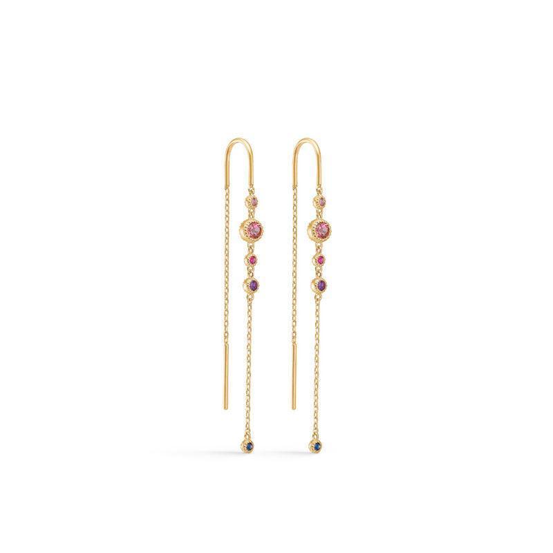 Mads Z 14kt Luxury Rainbow Øreringe – 1504062