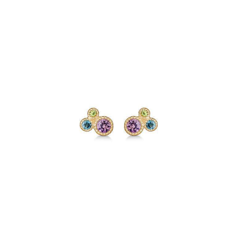 Mads Z 14kt Luxury Rainbow Ørestikker – 1514066