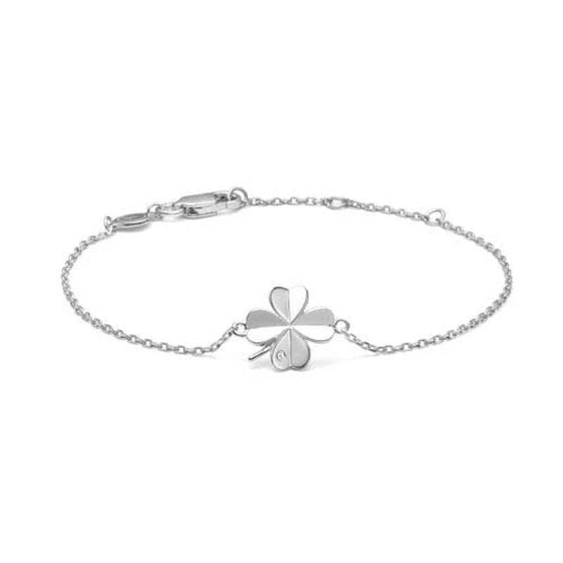 Mads Z Sølv Clover armbånd – 3157102