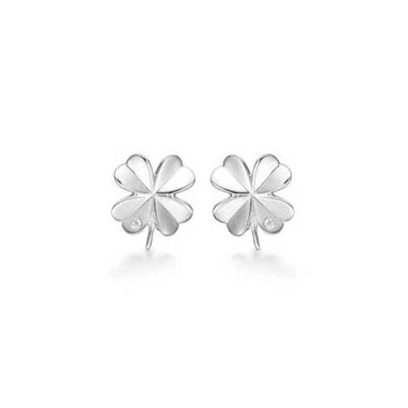 Mads Z Sølv Clover ørestik – 3117102