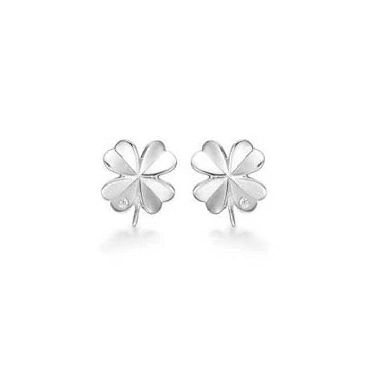 Mads Z Sølv Clover ørestik – 3117102