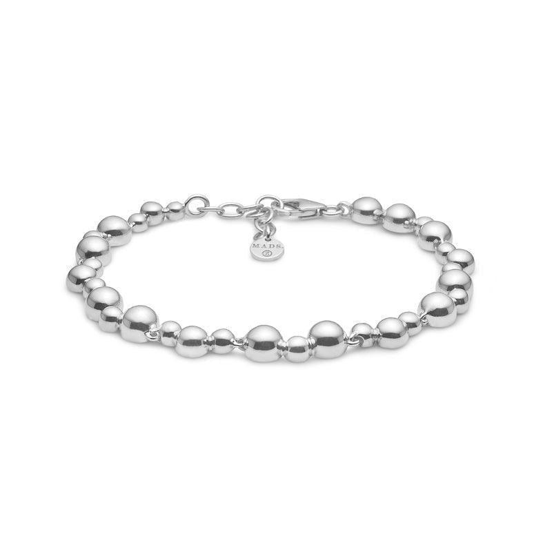 Mads Z Sølv Embedded Ball armbånd – 2150084
