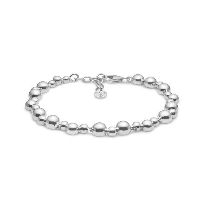 Mads Z Sølv Embedded Ball armbånd – 2150084