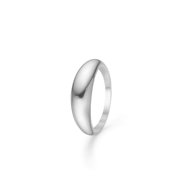 Mads Z Sølv Half Moon ring Large – 2140093-001
