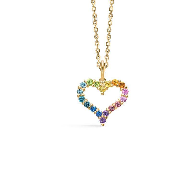 Mads Z Tender Heart Rainbow i 14kt – 1534340