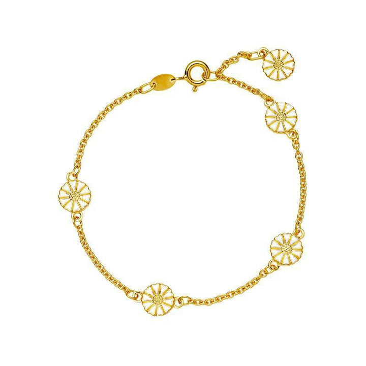 Marguerit Forgyldt Armbånd - 90107018-5-M – 90107018-5-M