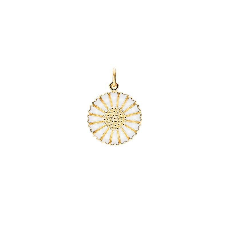 Marguerit Forgyldt Guld Vedhæng 18mm - 908018-M – 908018-M
