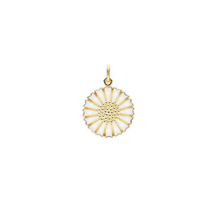 Marguerit Forgyldt Guld Vedhæng 18mm - 908018-M – 908018-M