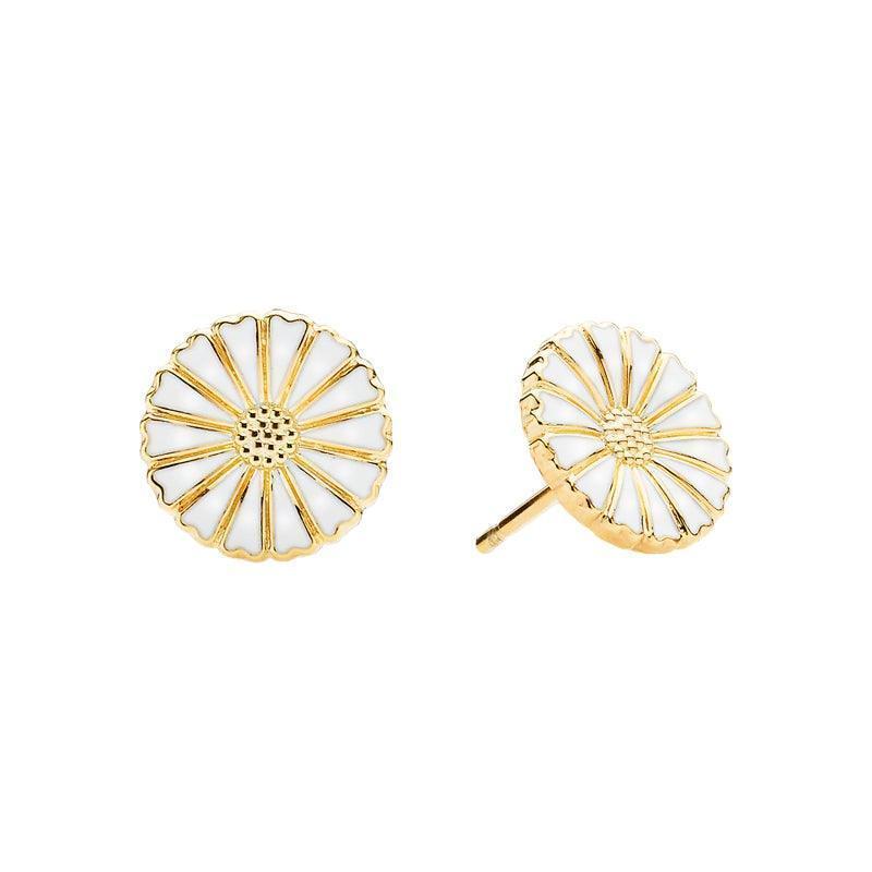 Marguerit Ørestik Forgyldt Guld 11mm - 909011-4-M – 909011-4-M