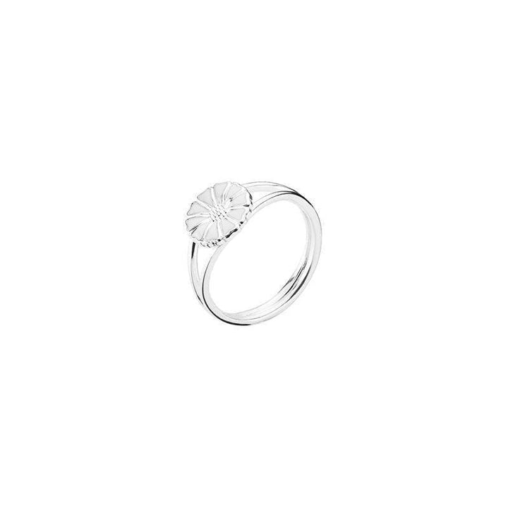 Marguerit Sølv Ring 9mm - 907009-H – 907009-H-001