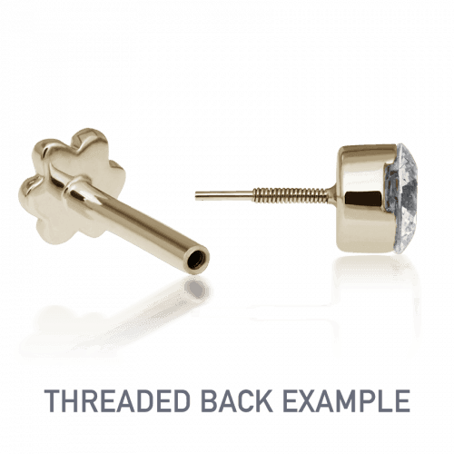 MARIA TASH 1,5mm Invisible Set Diamond Threaded Stud – produktbillede 2