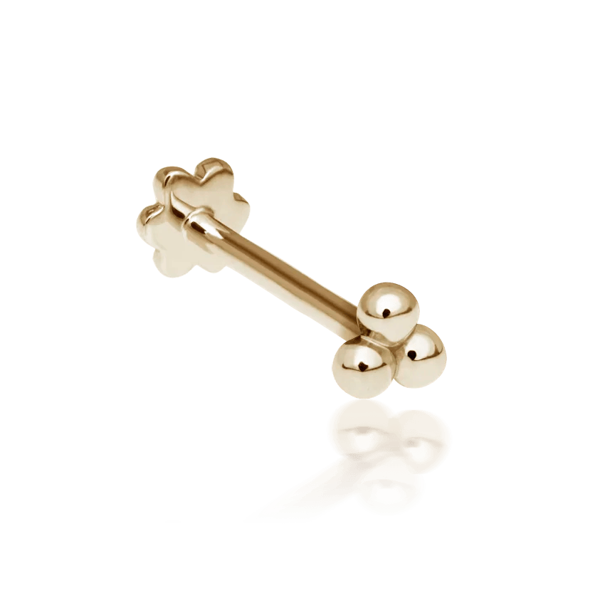 MARIA TASH Ball Trinity Threaded Stud 2,5mm – XBTR-YG-W25-001