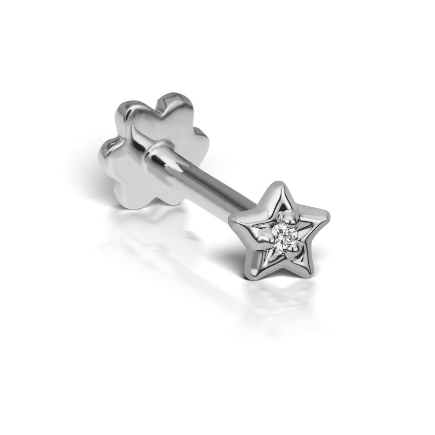 MARIA TASH Diamond Solitaire Star Hvidguld – XSSTARD-WG-W3-001