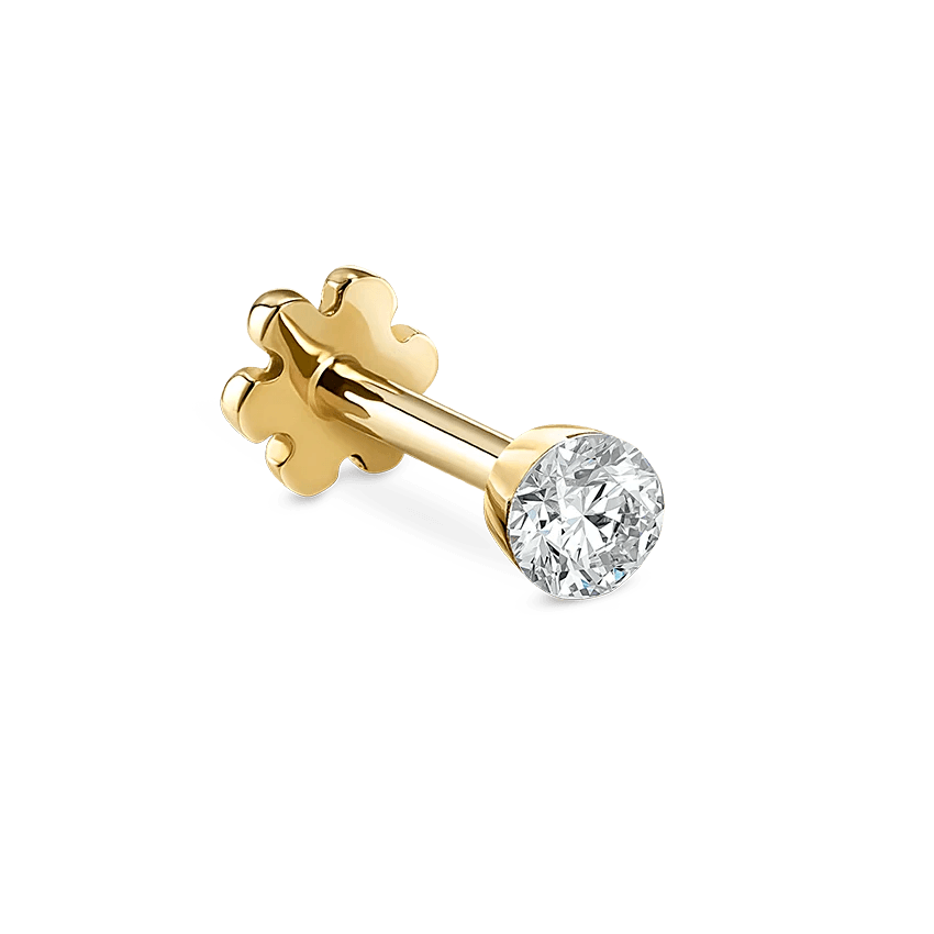 MARIA TASH Invisible Set Diamond 2mm – XIVD-YG-W2-001