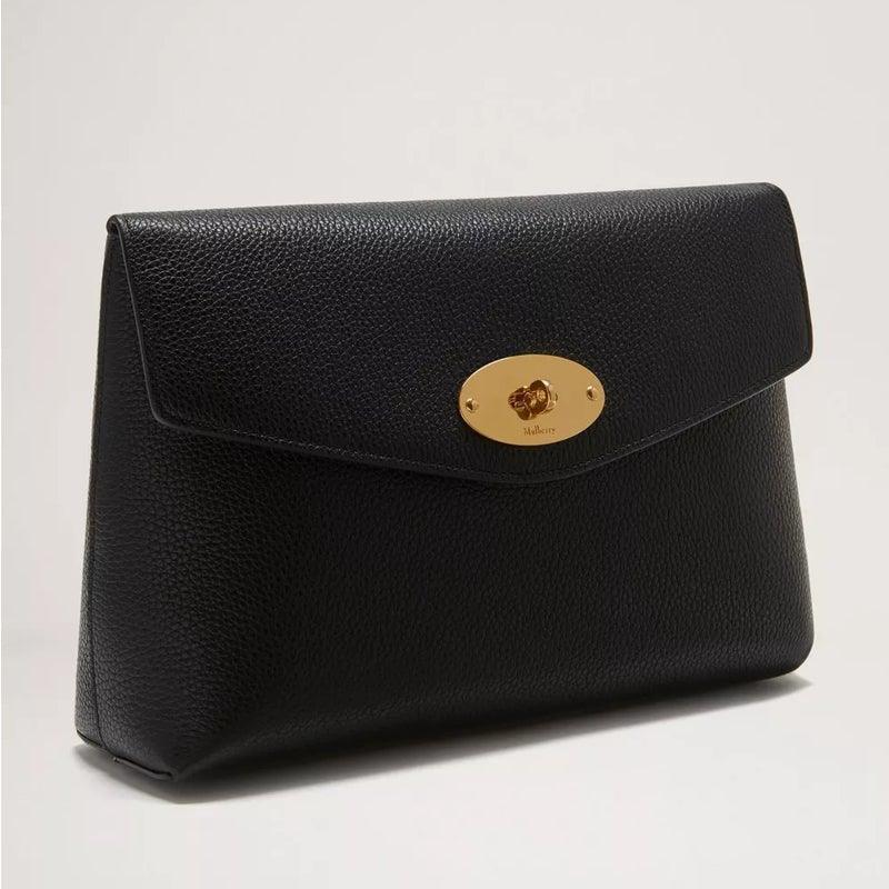 Mulberry Darley Cosmetic Pouch Black Classic Grain – RL5077/205A100