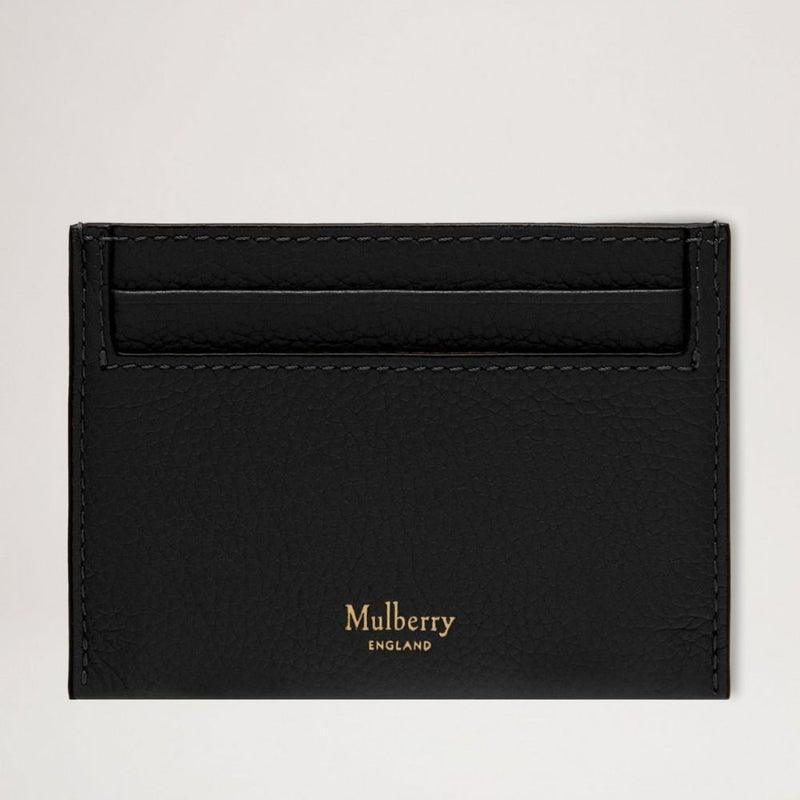 Mulberry Kortholder - Continental Credit Card Slip Natural Grain Black – RL4644/205A100