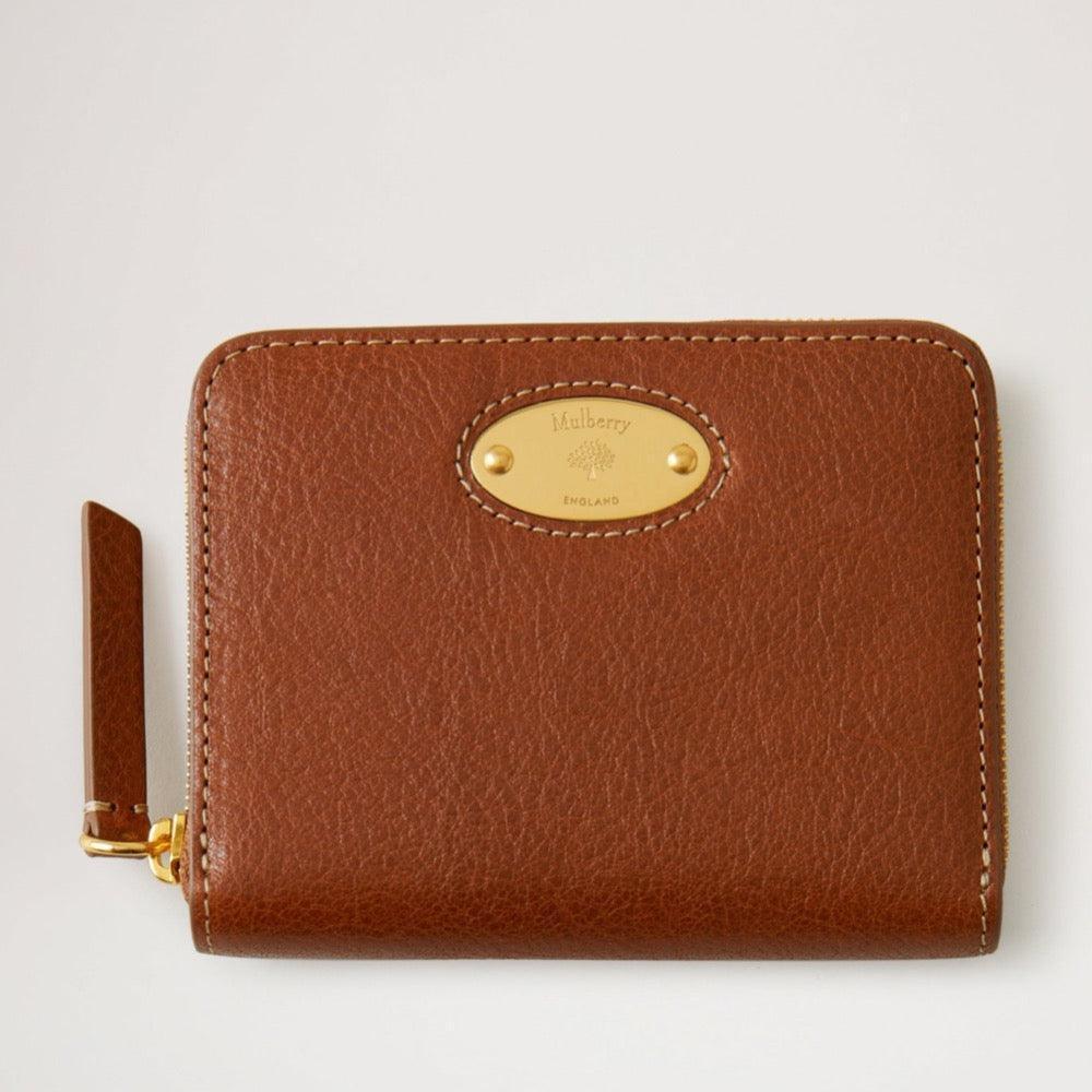 Mulberry Plaque Small Zip Around Oak Legacy NVT – RL7083/275G110