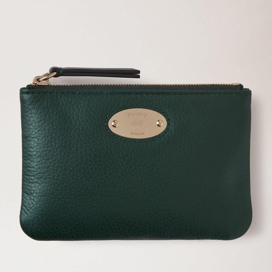 Mulberry Pung - Plaque Small Zip Coin Pouch Mulberry Green – RL7067/205Q633