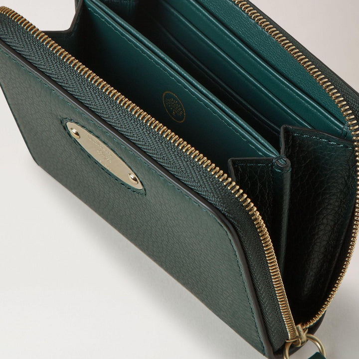 Mulberry Pung - Plaque Small Zip Wallet Mulberry Green – produktbillede 2