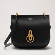 Mulberry Small Amberley Satchel Pieni Classic Grain Musta 