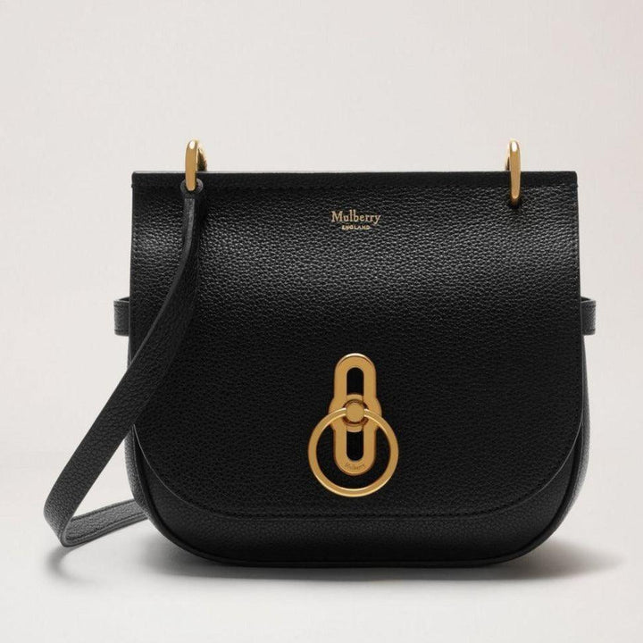 Mulberry Small Amberley Satchel Small Classic Grain Black – pieni klassinen jyväpintainen musta HH4966/205A100
