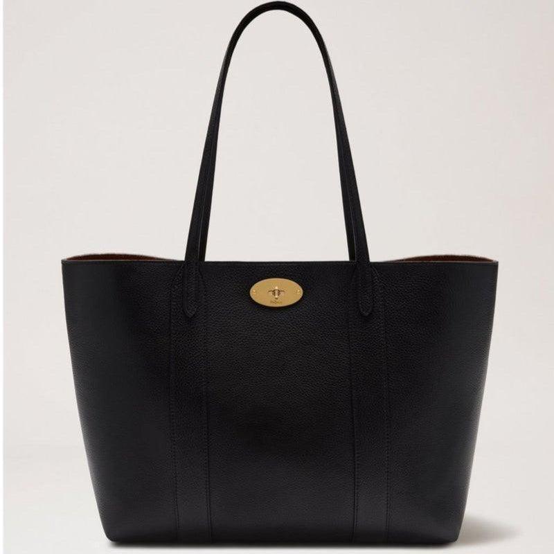 Mulberry Taske - Bayswater Tote Classic Grain Black – HH4589/205A330