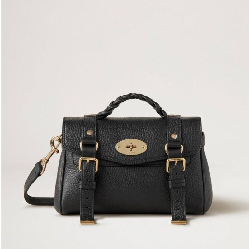 Mulberry Taske - Mini Alexa Heavy Grain Black – RL6595/736A100