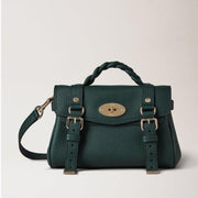 Mulberry-laukku - Mini Alexa Heavy Grain Mulberry Green 