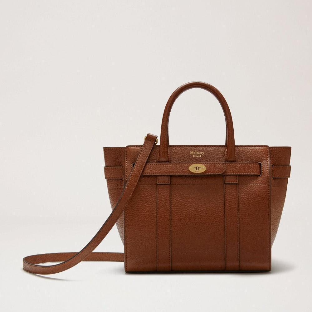 Mulberry Taske - Mini Zipped Bayswater Oak – HH8730/552G110