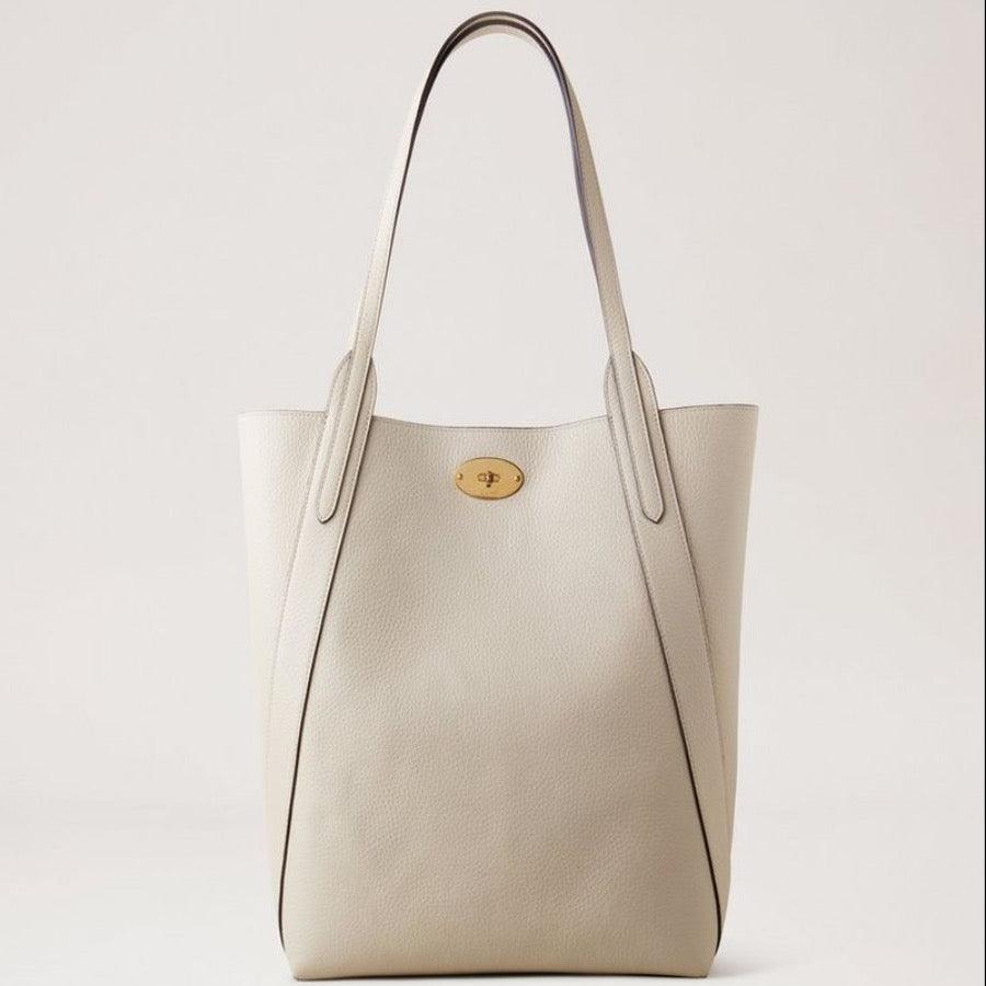 Mulberry Taske - North South Bayswater Tote Chalk – HH9104/736W160