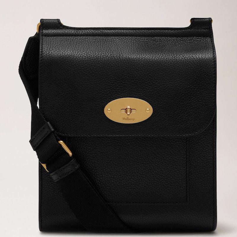 Mulberry Taske - Small Antony N Small Classic Grain Black – HH5193/205A100