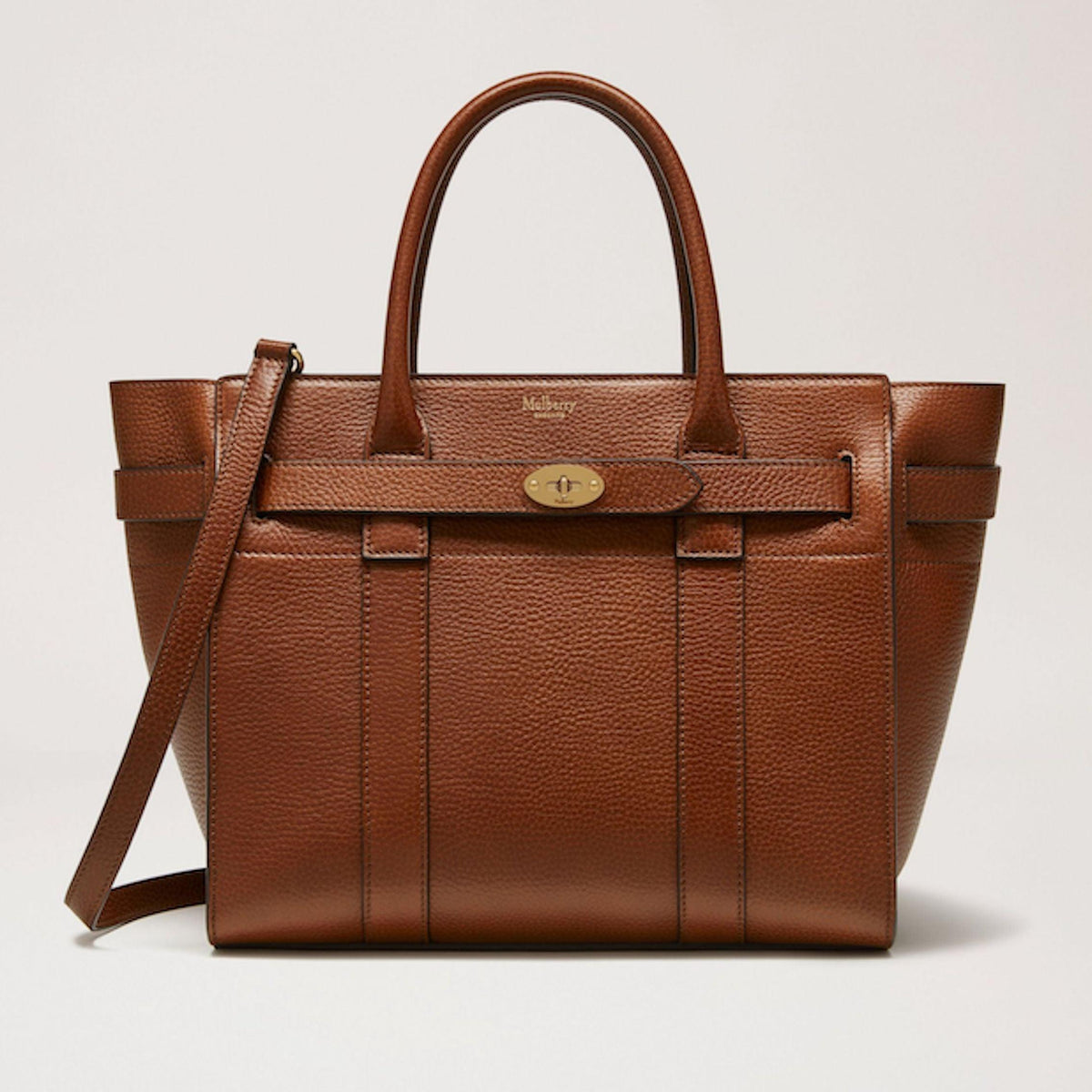 Mulberry Taske - Small Zipped Bayswater Oak – HH8729/552G110