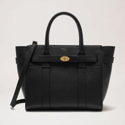 Mulberry-laukku - Small Zipped Bayswater Small Classic Grain -nahkainen musta 