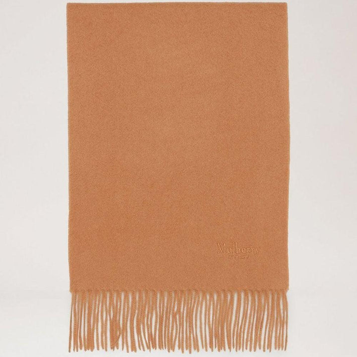 Mulberry Tørklæde - Cashmere Scarf Dark Camel – produktbillede 2