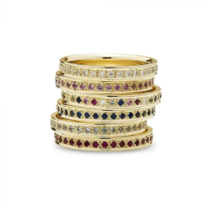 Nuran 14kt Diwa Ring med Brillanter – produktbillede 2