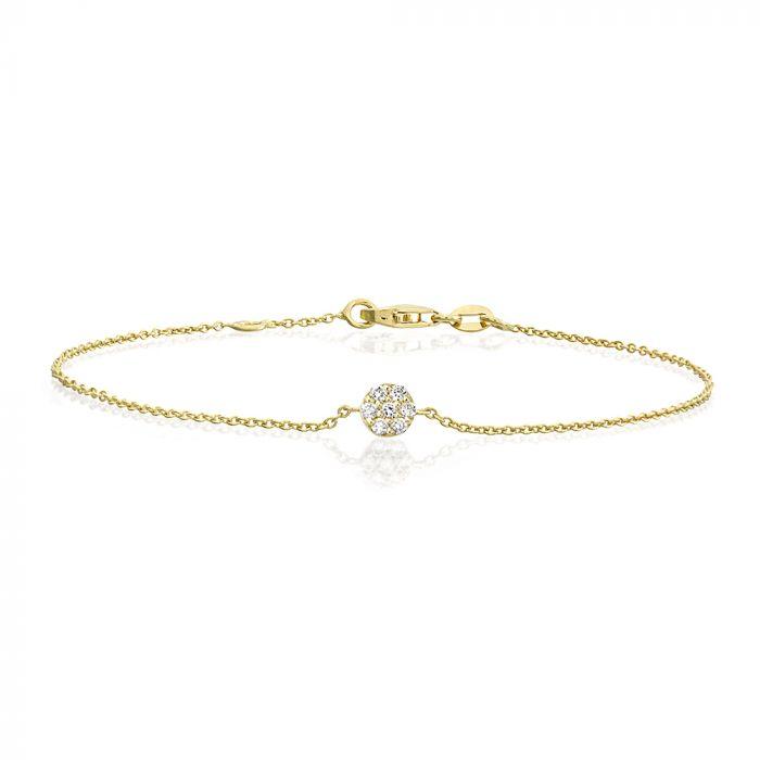 Nuran 14kt Maggie Armbånd Med Diamanter – B2302-006