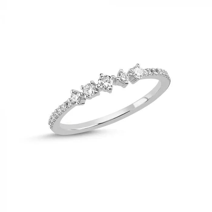 Nuran 14kt Noelle Ring Med Diamanter - A3056HG – produktbillede 2