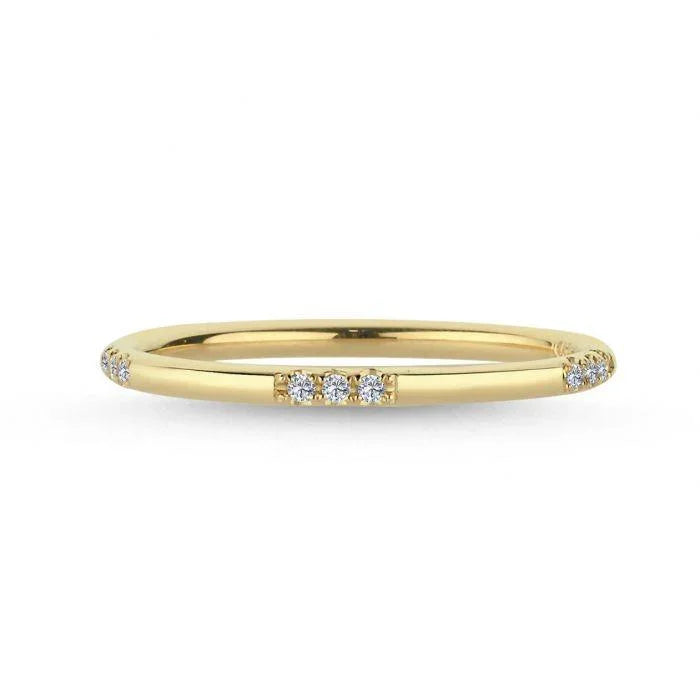 Nuran 14kt Noelle Ring Med Diamanter – A3062-0075RG-001