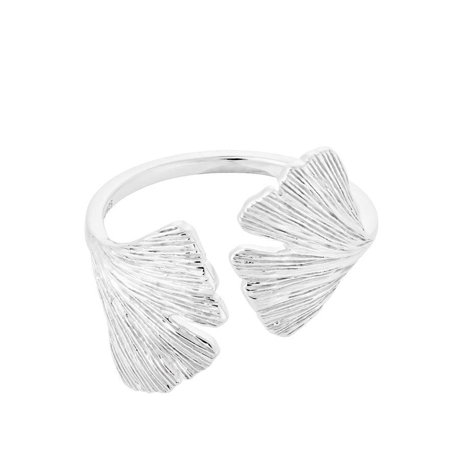 Pernille Corydon Biloba Ring sølv - R-343-S – R-343-S-001