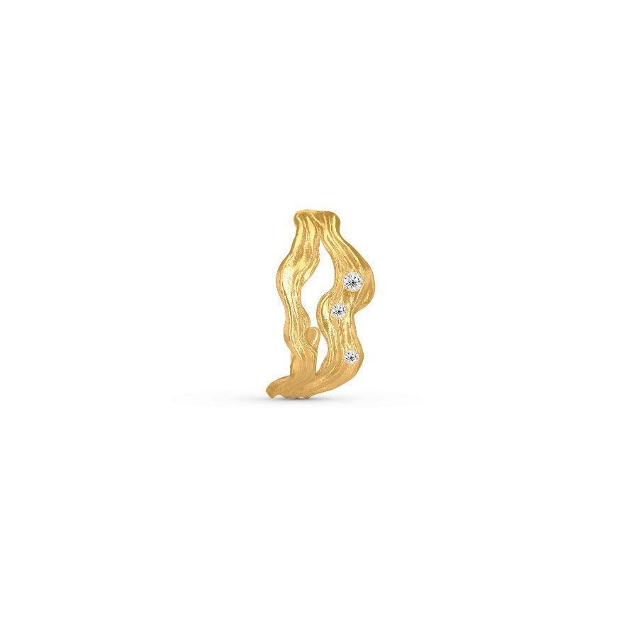 Polar Jewelry Cosmos Forgyldt Hoop Single – COS-HP-GD-WZ-00403