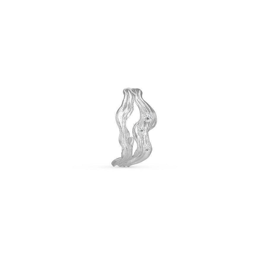 Polar Jewelry Cosmos Sølv Hoop Single – COS-HP-SL-WZ-00404